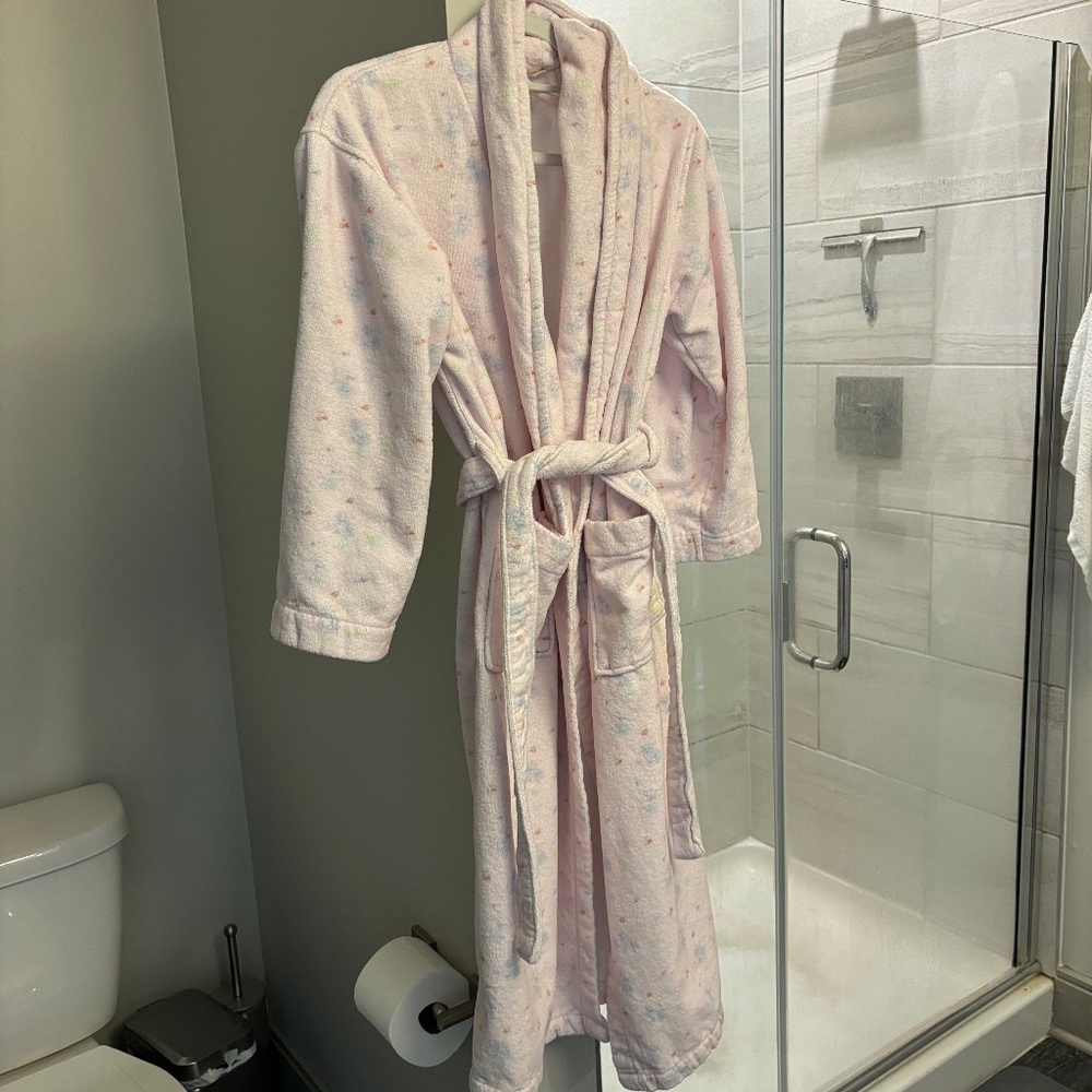 Djerf Avenue Summer Island Robe XS/S Pink Floral